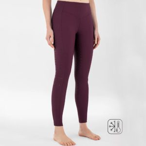 Equiline Cais Women's Fleece High-Waisted Full Grip Leggings