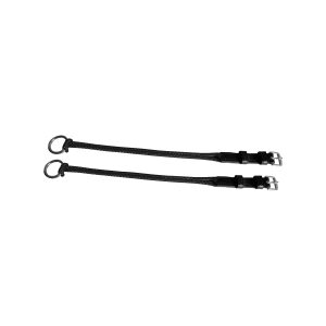 Leather + Nylon Gag Strap with Rings