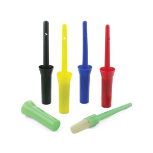 Dressing Hoof Brush with Cap - Black