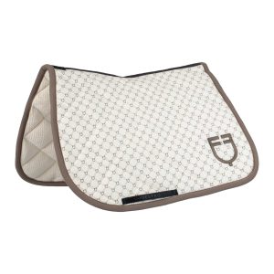 Equestro Monogram Jumping Saddle Pad + Earnet