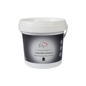 Leather grease black, 500 ml