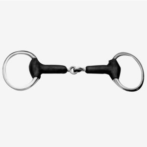 Soft Rubber Jointed Eggbutt Snaffle Bit