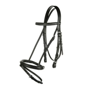 Economic Bridle with Woven Reins
