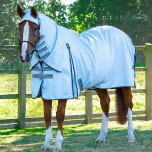 Buster Sweet Itch Fly Rug with Surcingles Blue