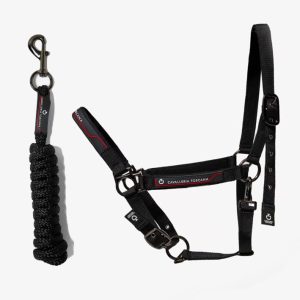 Cavalleria Toscana Adjutable Nylon Halter & Lead Rope Set
