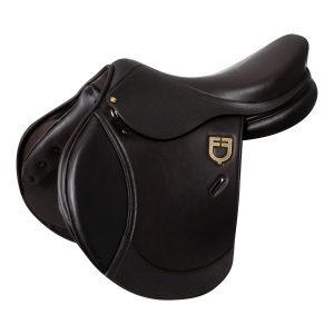 Equestro Earth Jumping Saddle in Double Leather