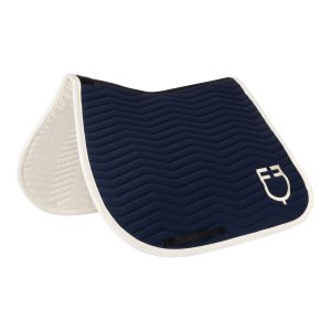 Equestro Wave Quilting Saddle Pad + Earnet
