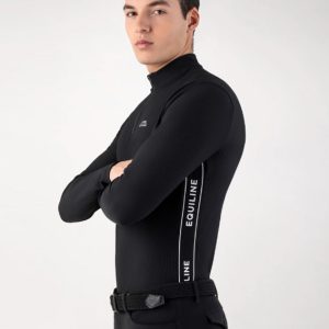 Equiline Clup Men's Ribbed Shirt in Technical Fabric