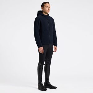 Cavalleria Toscana Technical Fleece Zip-up Hoodie -