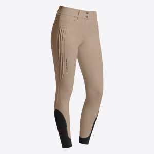 Cavalleria Toscana Women's Pleated Inserts Knee Patch Breeches