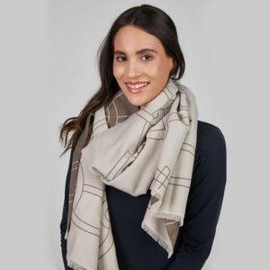 Pikeur Selection Scarf Interwoven With All-over Pattern