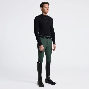 Cavalleria Toscana Men's Tech Wool Training Shirt