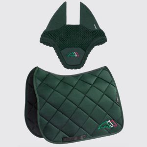 Equiline Rombo Saddle Pad & Earnet Set