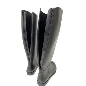 Rubber Riding Back Zip Boots with Nano-Tech Lining