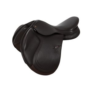 Supreme Double Soft Leather Jumping Saddle - Adjustable Gullet