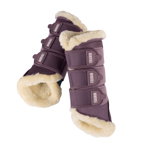 Eskadron Next Generation Soft Tendon Faux Fur Boots Smoking Purple