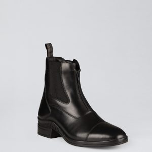 Lanark Leather Paddock Boots Black