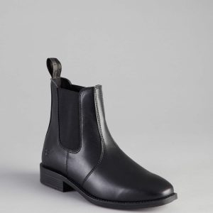 Rossago Synthetic Chelsea Paddock Boot Black
